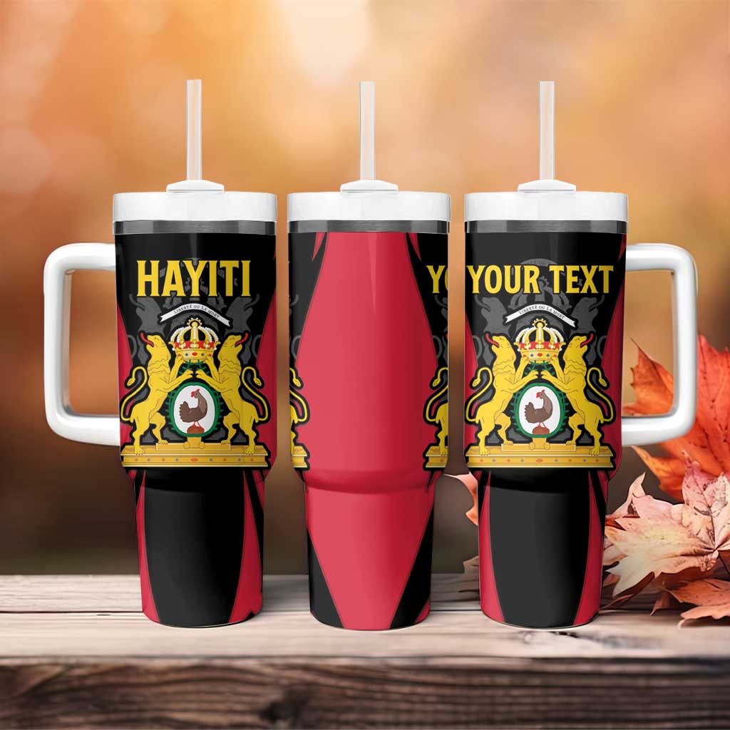 Personalised First Empire Of Haiti Tumbler With Handle Coat Of Arms Sporty Style