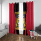 Personalised First Empire Of Haiti Window Curtain Coat Of Arms Sporty Style