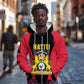 Personalised First Empire Of Haiti Zip Hoodie Coat Of Arms Sporty Style
