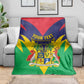 Personalised Republique de Maurice Blanket Coat Of Arms Flag Style