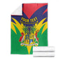 Personalised Republique de Maurice Blanket Coat Of Arms Flag Style