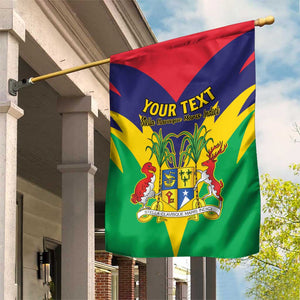 Personalised Republique de Maurice Garden Flag Coat Of Arms Flag Style