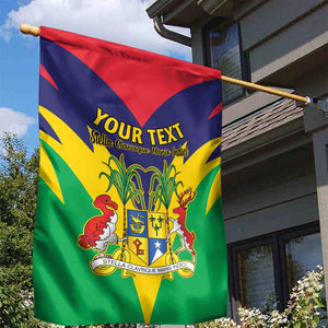 Personalised Republique de Maurice Garden Flag Coat Of Arms Flag Style