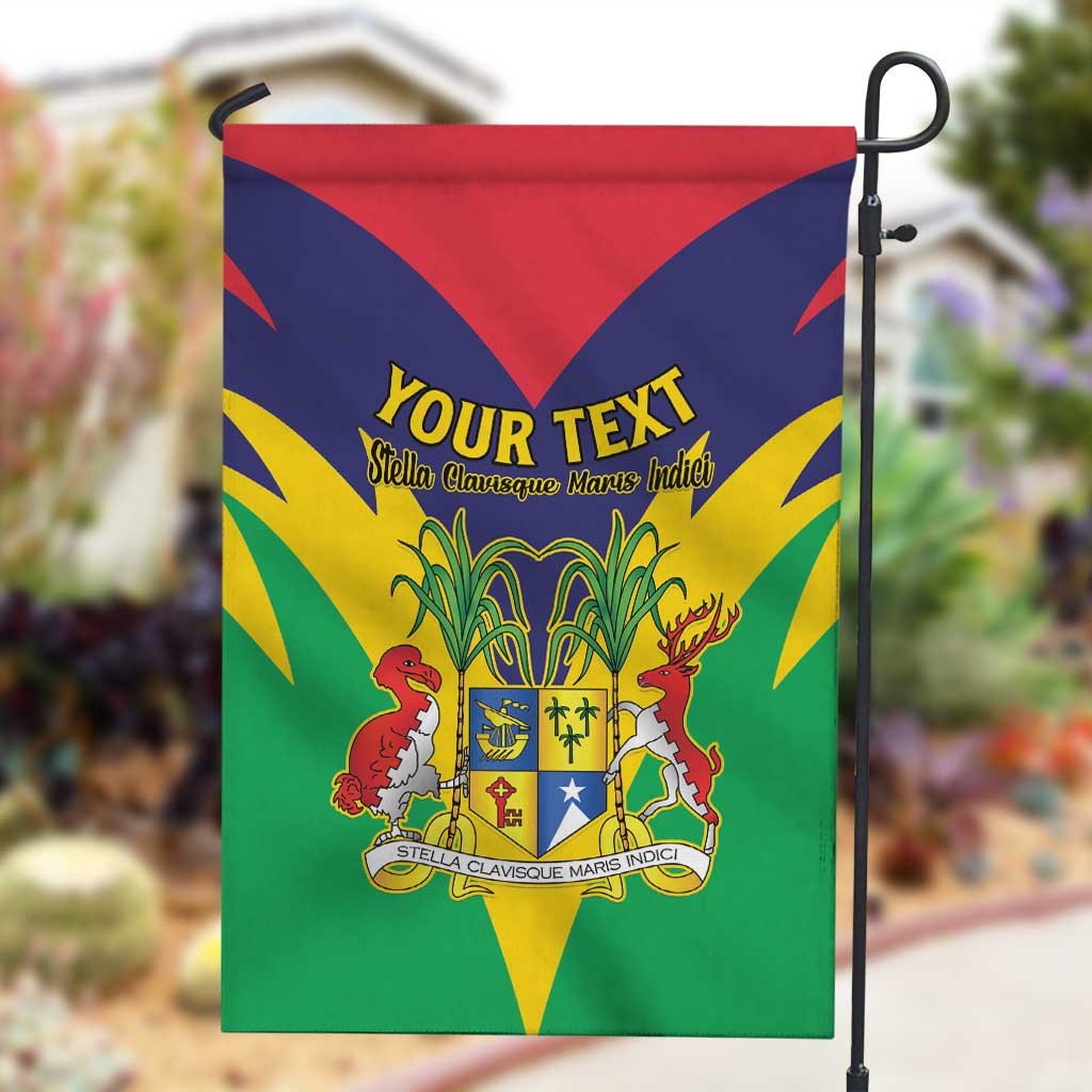 Personalised Republique de Maurice Garden Flag Coat Of Arms Flag Style