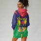 Personalised Republique de Maurice Hoodie Dress Coat Of Arms Flag Style