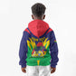 Personalised Republique de Maurice Kid Hoodie Coat Of Arms Flag Style
