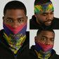 Personalised Republique de Maurice Neck Gaiter Coat Of Arms Flag Style LT15