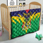 Personalised Republique de Maurice Quilt Coat Of Arms Flag Style