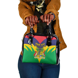 Personalised Republique de Maurice Shoulder Handbag Coat Of Arms Flag Style