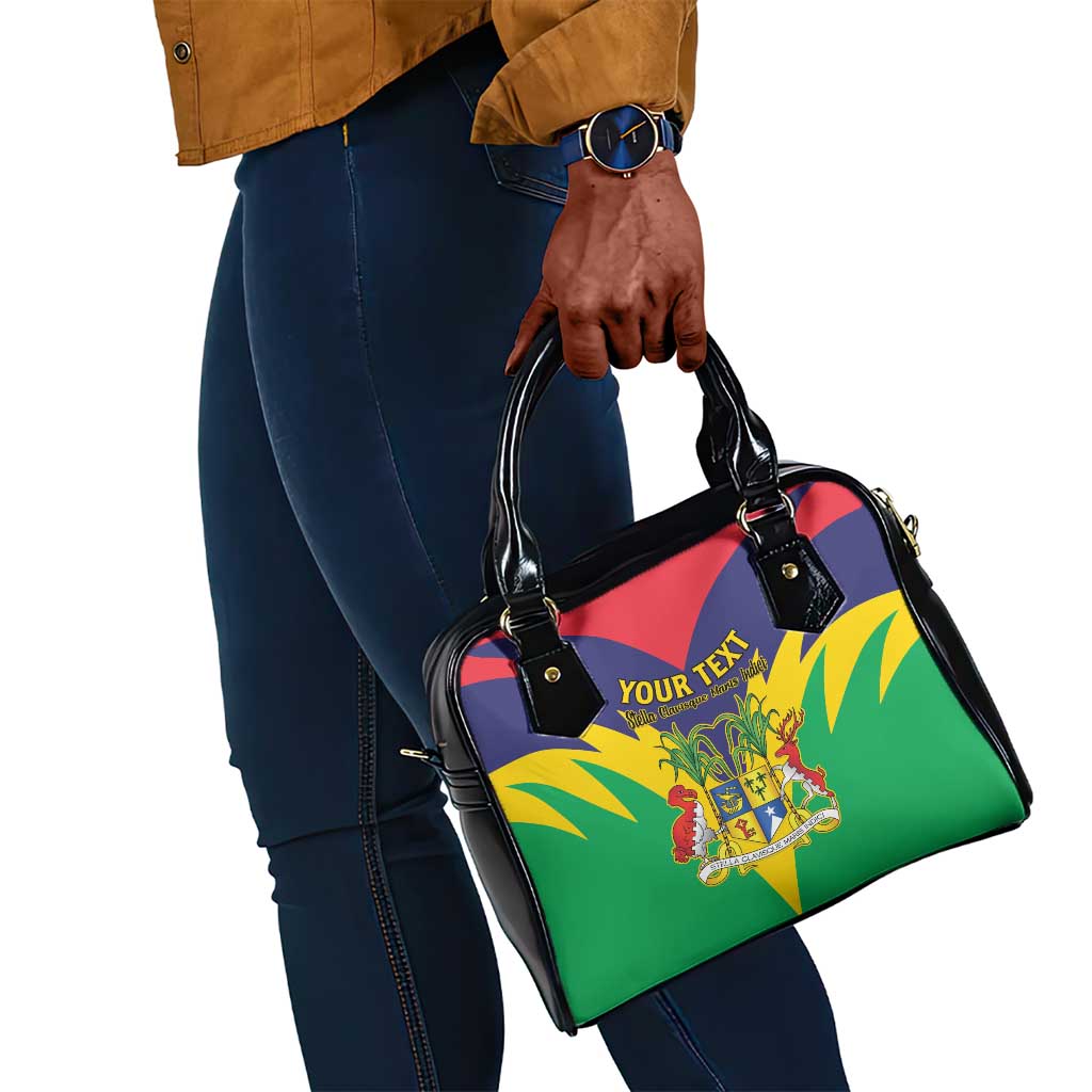 Personalised Republique de Maurice Shoulder Handbag Coat Of Arms Flag Style