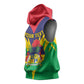 Personalised Republique de Maurice Sleeveless Hoodie Coat Of Arms Flag Style - African Pride