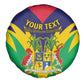 Personalised Republique de Maurice Spare Tire Cover Coat Of Arms Flag Style