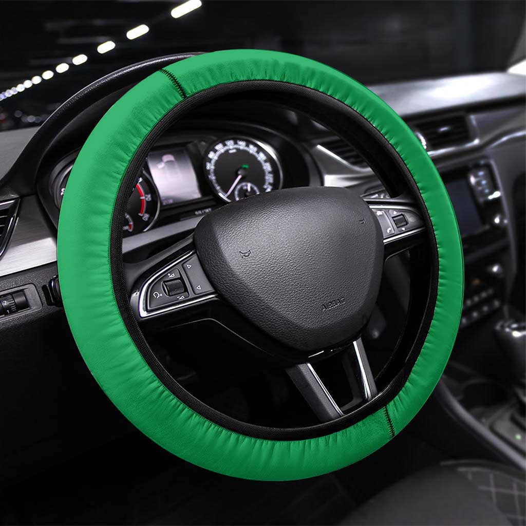 Republique de Maurice Steering Wheel Cover Coat Of Arms Flag Style