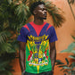 Personalised Republique de Maurice T shirt Coat Of Arms Flag Style