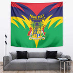Personalised Republique de Maurice Tapestry Coat Of Arms Flag Style