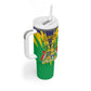 Personalised Republique de Maurice Tumbler With Handle Coat Of Arms Flag Style
