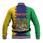 Personalised Republique de Maurice Baseball Jacket Stella Clavisque Maris Indici