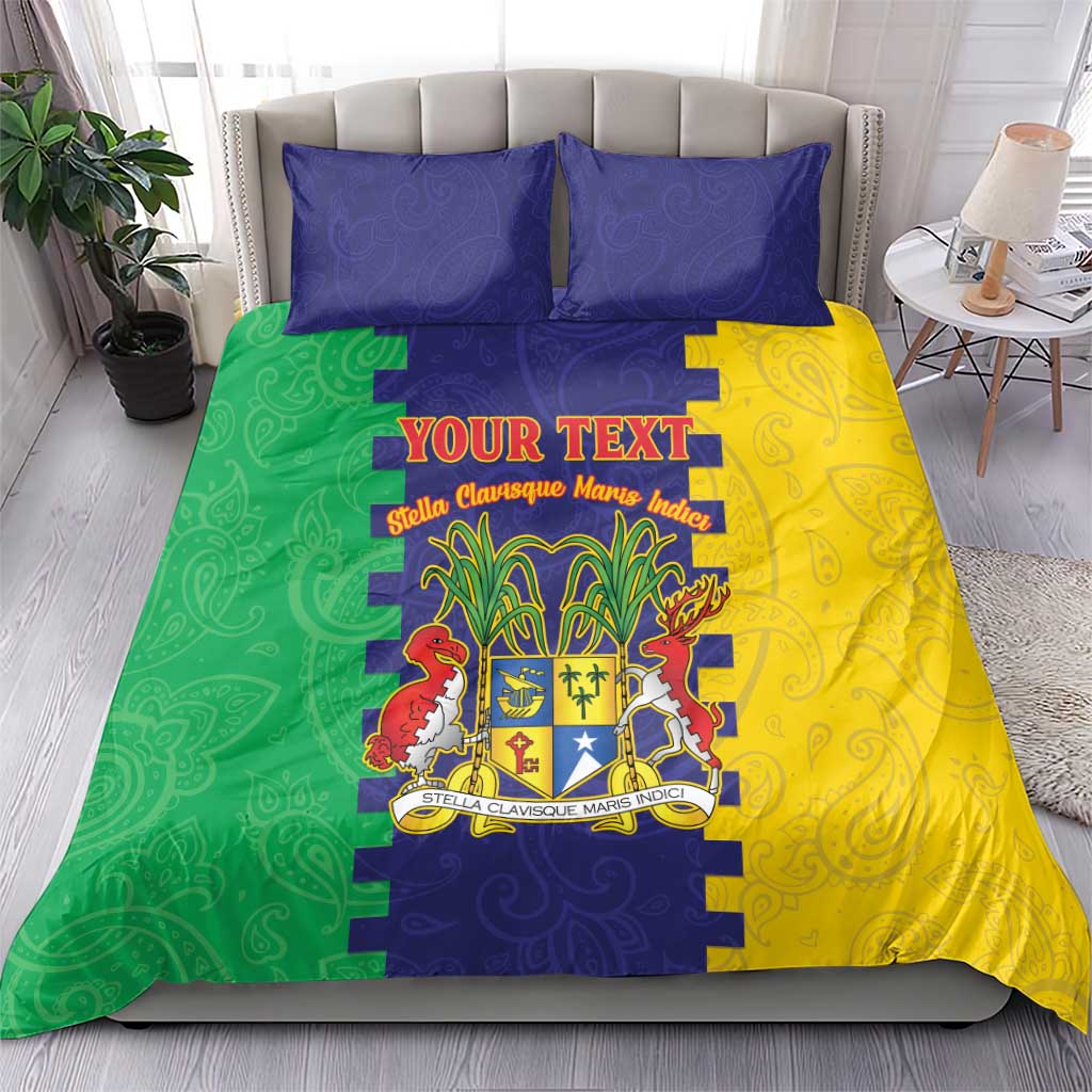 Personalised Republique de Maurice Bedding Set Stella Clavisque Maris Indici