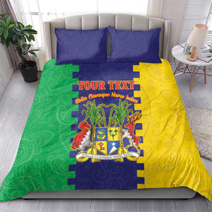 Personalised Republique de Maurice Bedding Set Stella Clavisque Maris Indici