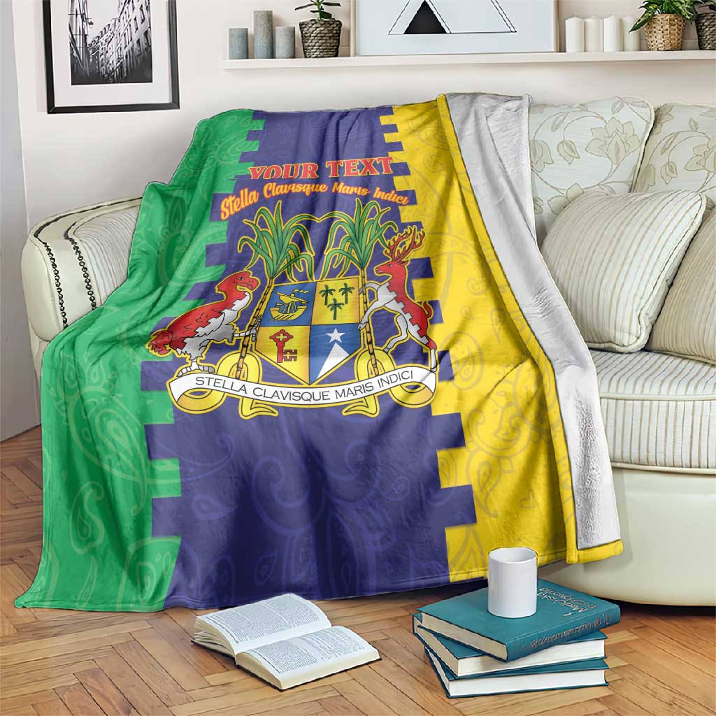 Personalised Republique de Maurice Blanket Stella Clavisque Maris Indici