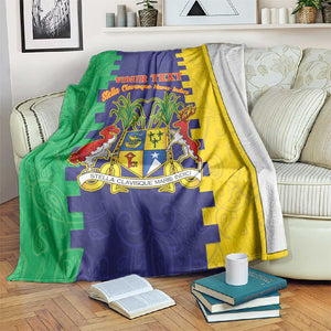 Personalised Republique de Maurice Blanket Stella Clavisque Maris Indici