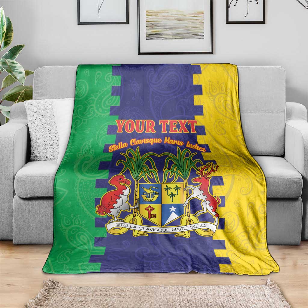 Personalised Republique de Maurice Blanket Stella Clavisque Maris Indici