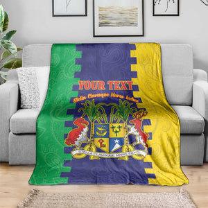 Personalised Republique de Maurice Blanket Stella Clavisque Maris Indici