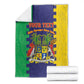 Personalised Republique de Maurice Blanket Stella Clavisque Maris Indici