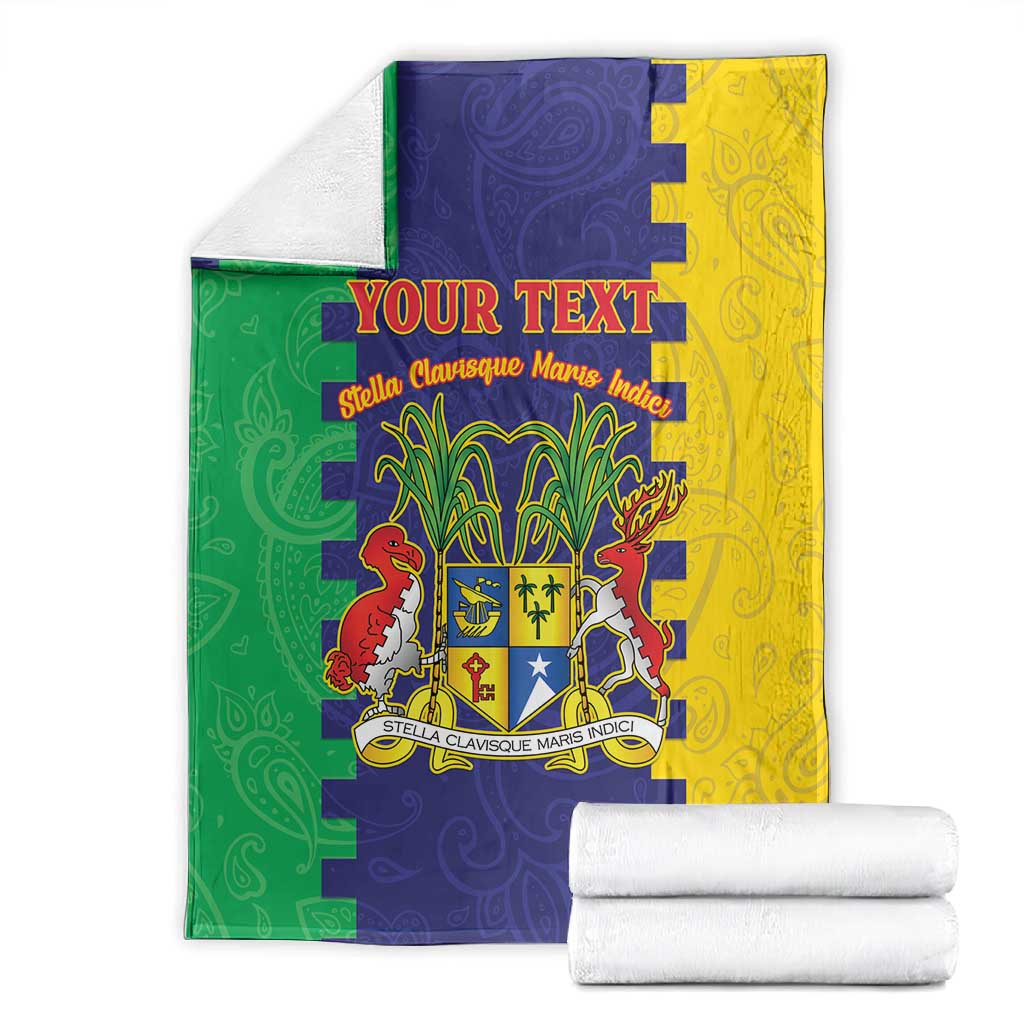 Personalised Republique de Maurice Blanket Stella Clavisque Maris Indici