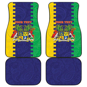 Personalised Republique de Maurice Car Mats Stella Clavisque Maris Indici