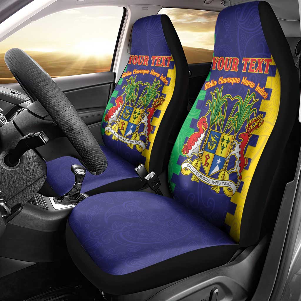 Personalised Republique de Maurice Car Seat Cover Stella Clavisque Maris Indici