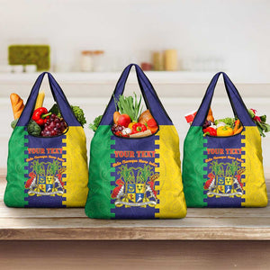 Personalised Republique de Maurice Grocery Bag Stella Clavisque Maris Indici