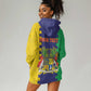 Personalised Republique de Maurice Hoodie Dress Stella Clavisque Maris Indici