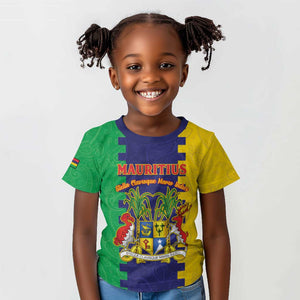 Personalised Republique de Maurice Kid T shirt Stella Clavisque Maris Indici