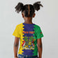 Personalised Republique de Maurice Kid T shirt Stella Clavisque Maris Indici