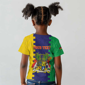 Personalised Republique de Maurice Kid T shirt Stella Clavisque Maris Indici