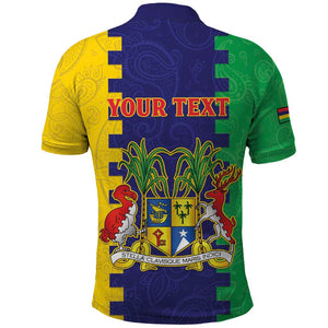 Personalised Republique de Maurice Polo Shirt Stella Clavisque Maris Indici