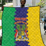 Personalised Republique de Maurice Quilt Stella Clavisque Maris Indici