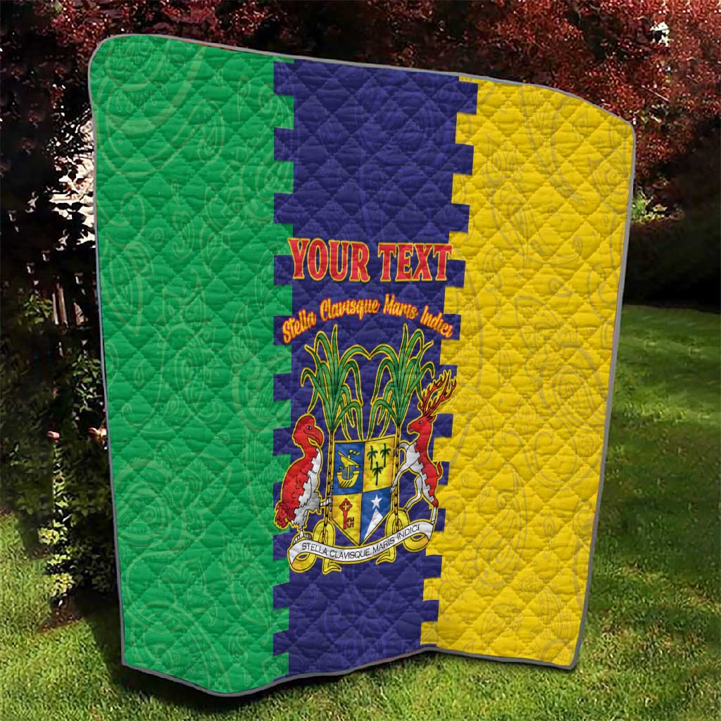 Personalised Republique de Maurice Quilt Stella Clavisque Maris Indici