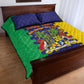 Personalised Republique de Maurice Quilt Bed Set Stella Clavisque Maris Indici