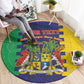 Personalised Republique de Maurice Round Carpet Stella Clavisque Maris Indici