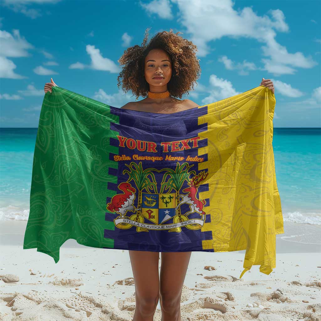 Personalised Republique de Maurice Sarong Stella Clavisque Maris Indici