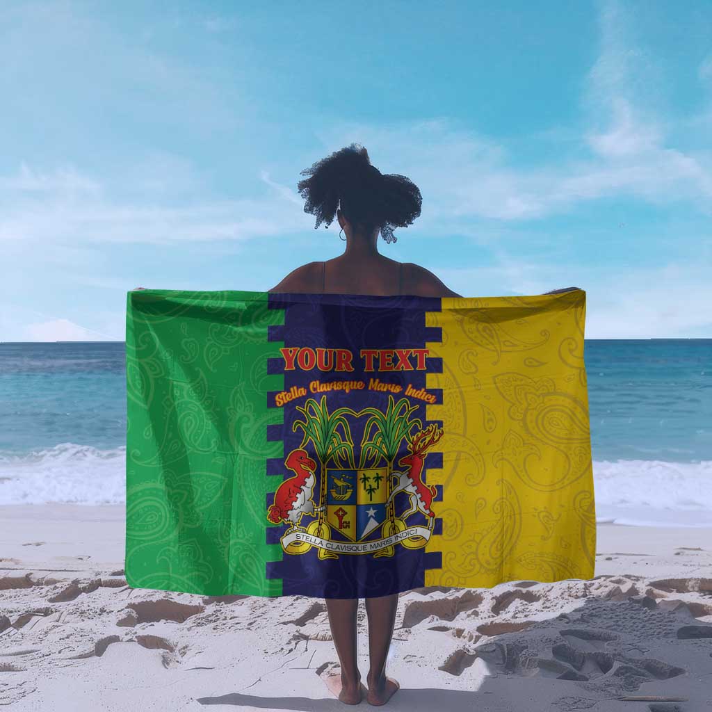 Personalised Republique de Maurice Sarong Stella Clavisque Maris Indici