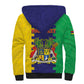 Personalised Republique de Maurice Sherpa Hoodie Stella Clavisque Maris Indici