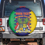 Personalised Republique de Maurice Spare Tire Cover Stella Clavisque Maris Indici