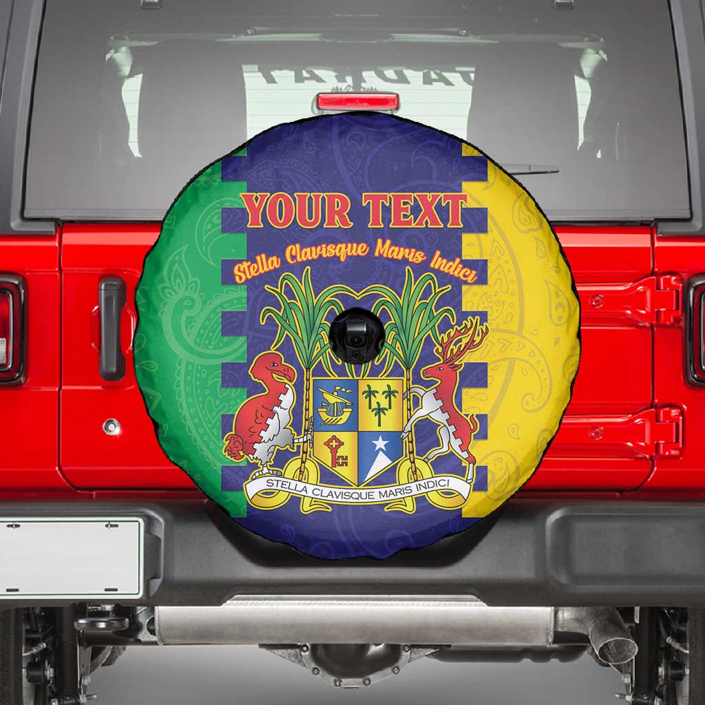 Personalised Republique de Maurice Spare Tire Cover Stella Clavisque Maris Indici