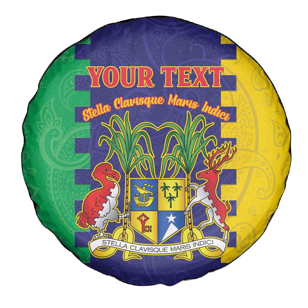 Personalised Republique de Maurice Spare Tire Cover Stella Clavisque Maris Indici