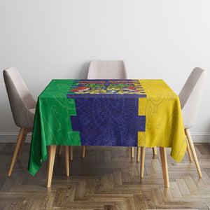 Personalised Republique de Maurice Tablecloth Stella Clavisque Maris Indici