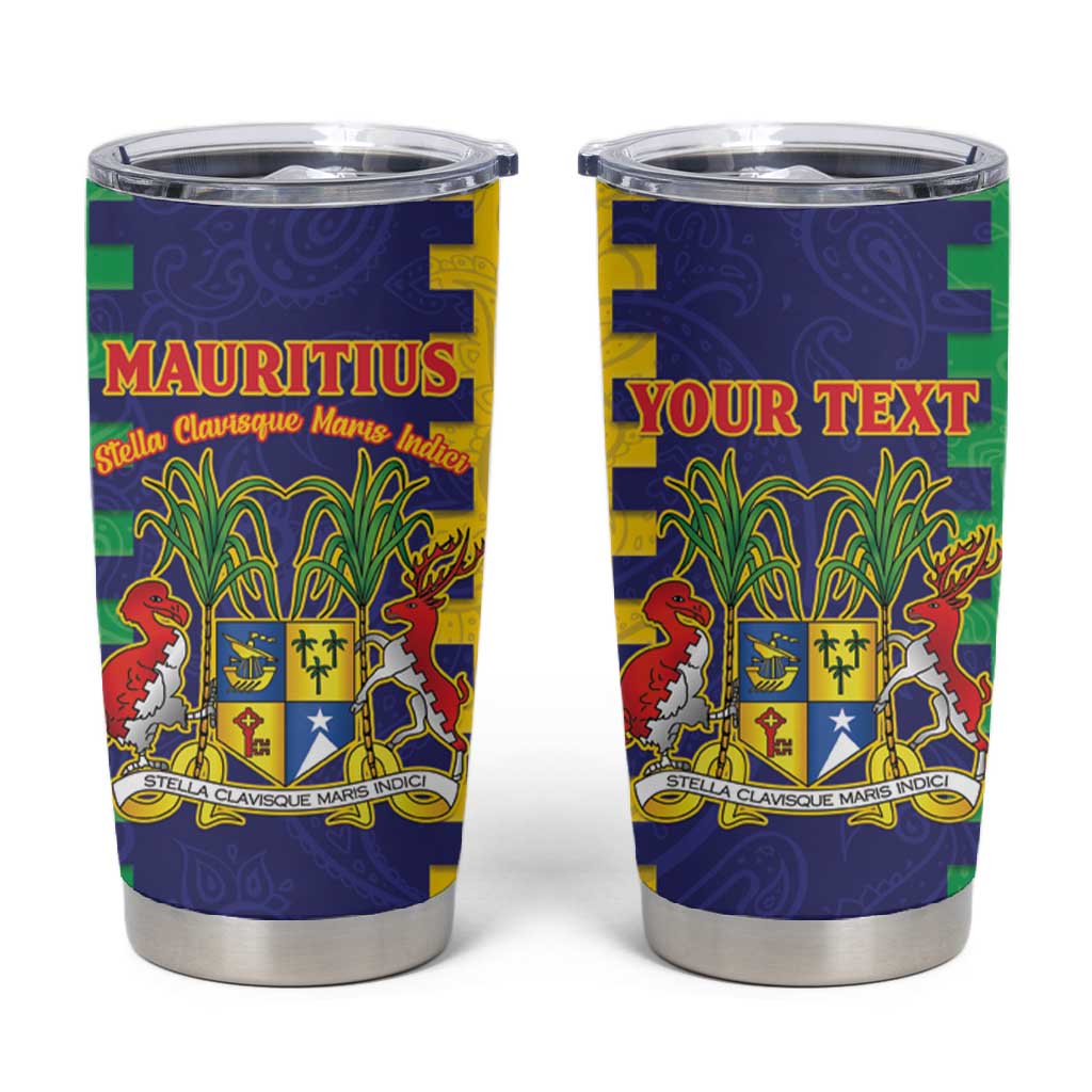 Personalised Republique de Maurice Tumbler Cup Stella Clavisque Maris Indici
