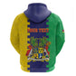 Personalised Republique de Maurice Zip Hoodie Stella Clavisque Maris Indici